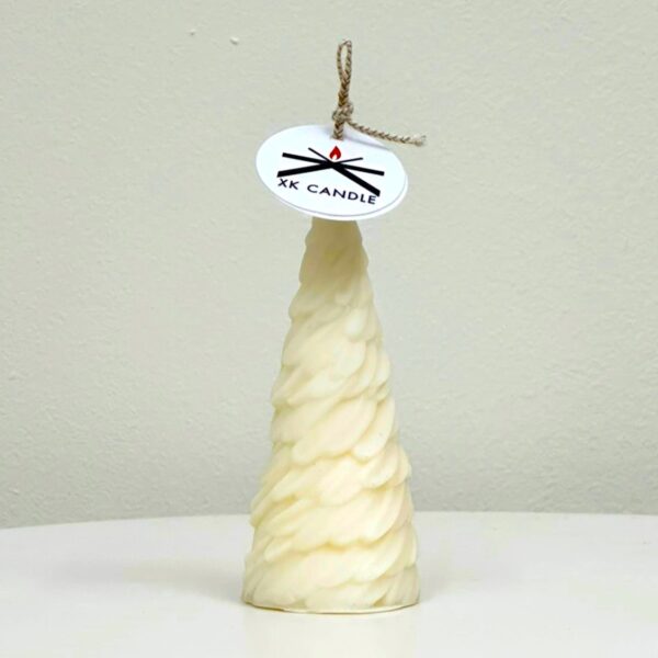 Christmas Decorative Curved Tree White 40gr