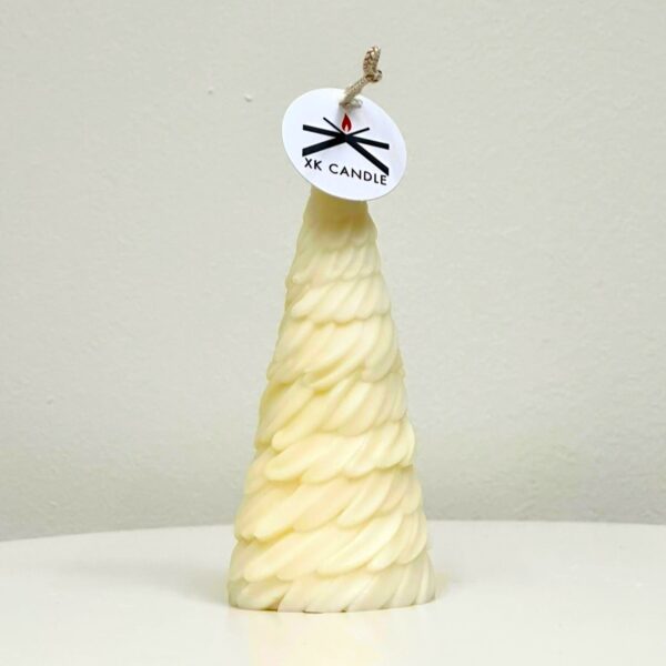 Christmas Decorative Curved Tree White 70gr