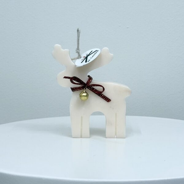 Christmas Decorative Deer White 85gr