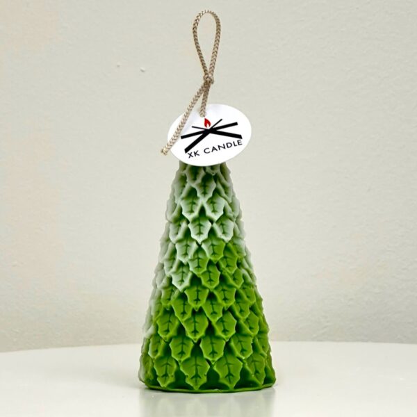 Christmas Decorative Leafy Tree Snowy Green 60gr