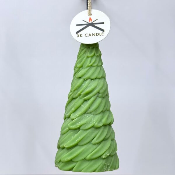 Christmas Ornament Curved Tree Green 70gr