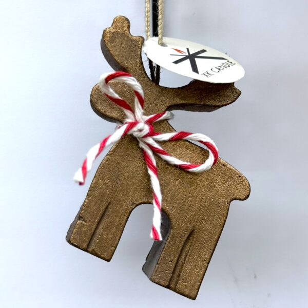 Christmas Ornament Deer Brown Metallic 40gr