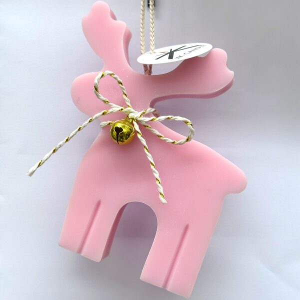 Christmas Ornament Deer Soft Pink 85gr