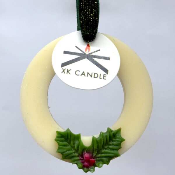 Christmas Ornament Flat Ring White 15gr