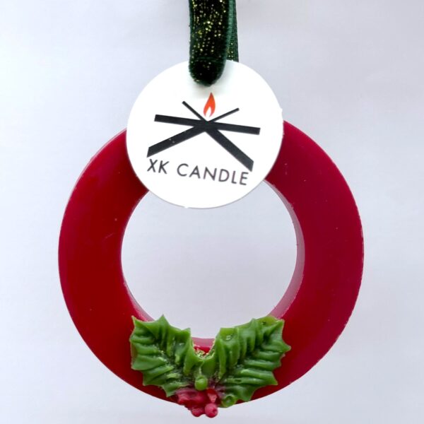 Christmas Ornament Flat Ring Red 15gr