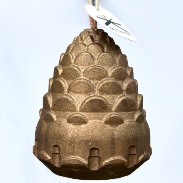 Christmas Ornament Pine Closed Brown Metallic 110gr