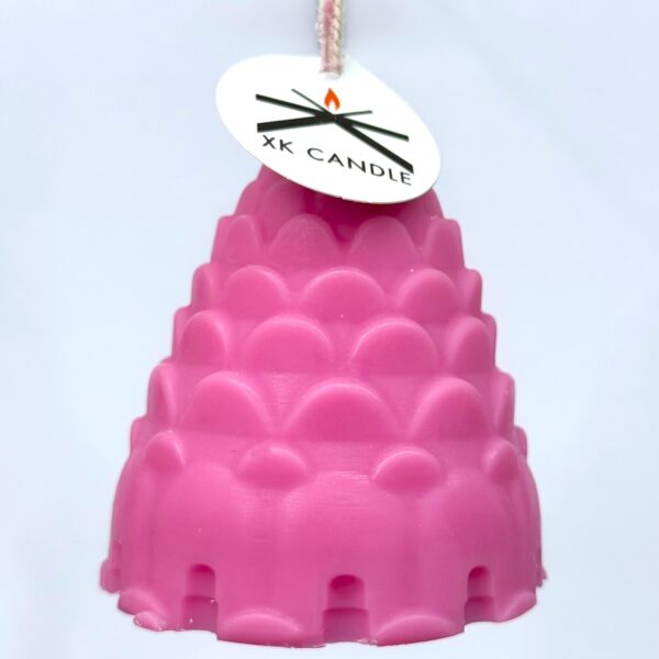 Christmas Ornament Pine Closed Pink 110gr