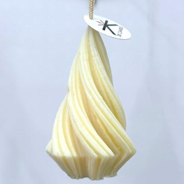 Christmas Ornament Swirly Tree White 50gr