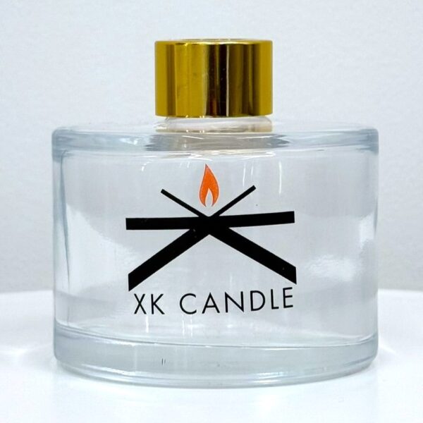 Diffuser Cylinder Transparent Gold 150ml